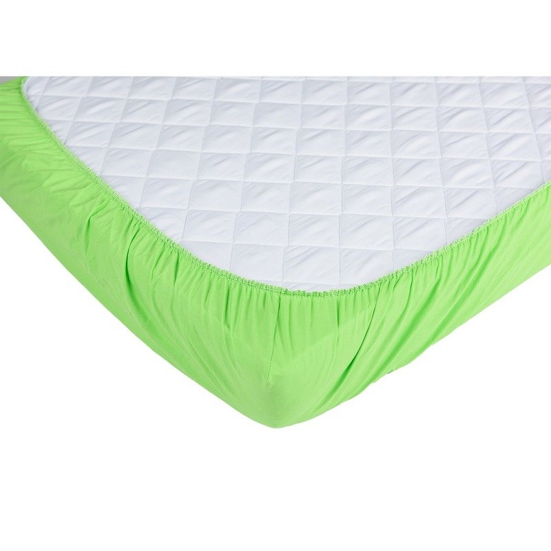 BabyNeeds - Cearceaf cu elastic 120x60 cm, Verde image 2