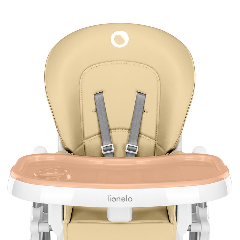Lionelo - Scaun de masa Reglabil Linn Plus din Metal, Bej image 5