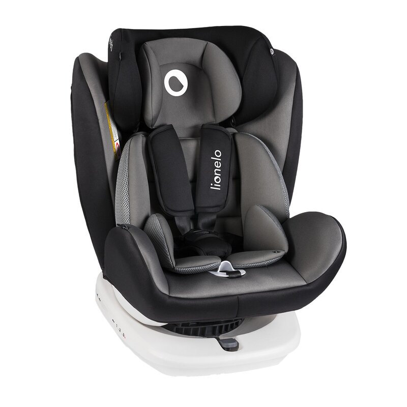 Lionelo - Scaun auto Bastiaan Pozitie de somn, Rotire 360 grade, 0-36 Kg, cu Isofix, Gri image 10