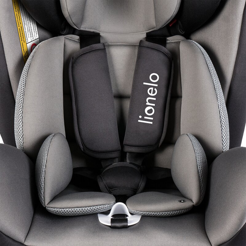 Lionelo - Scaun auto Bastiaan Pozitie de somn, Rotire 360 grade, 0-36 Kg, cu Isofix, Gri image 13