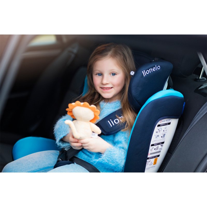 Lionelo - Scaun auto Bastiaan Pozitie de somn, Rotire 360 grade, 0-36 Kg, cu Isofix, Albastru image 15