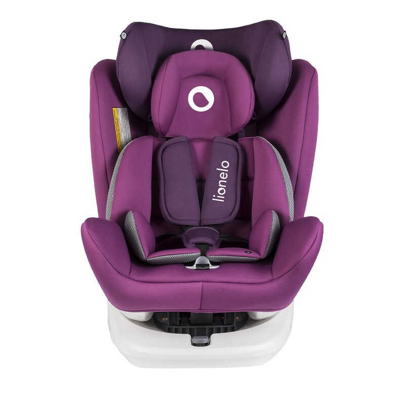 Lionelo - Scaun auto Bastiaan Pozitie de somn, Rotire 360 grade, 0-36 Kg, cu Isofix, Violet image 5