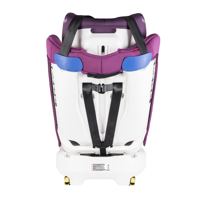 Lionelo - Scaun auto Bastiaan Pozitie de somn, Rotire 360 grade, 0-36 Kg, cu Isofix, Violet image 10