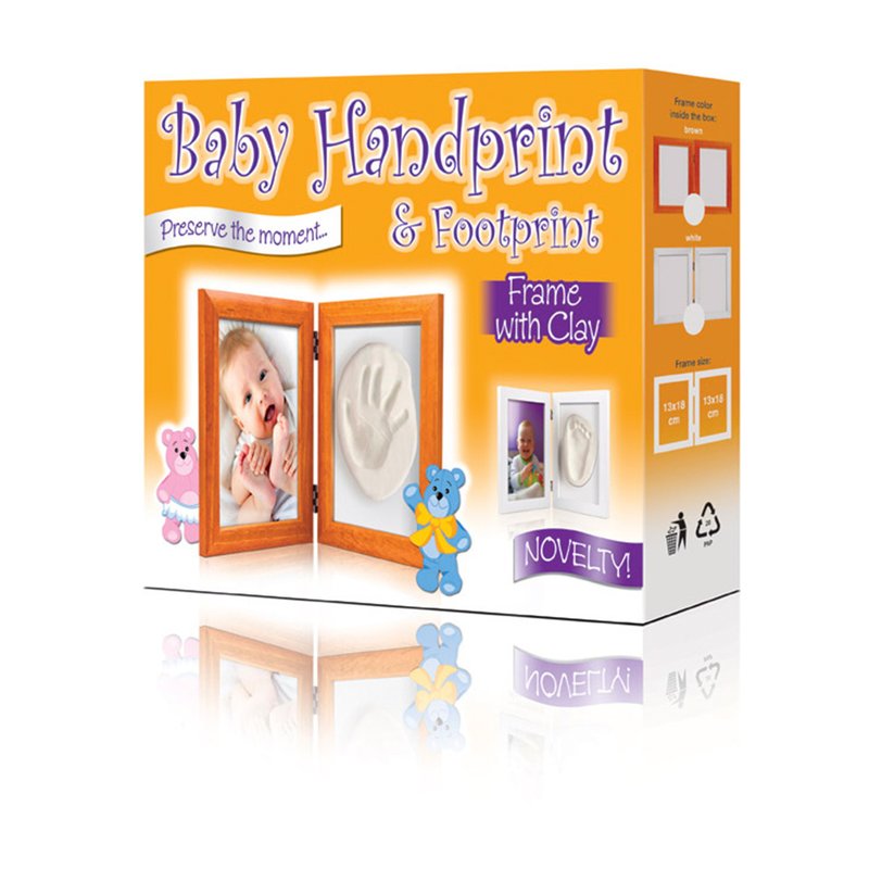Baby HandPrint - Memory Frame White image 4