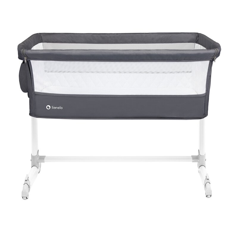 Lionelo - Patut co-sleeper Theo Dark 2 in 1, 90x50 cm, Gri image 4