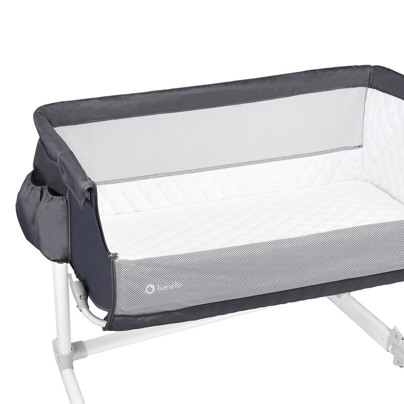 Lionelo - Patut co-sleeper Theo Dark 2 in 1, 90x50 cm, Gri image 7