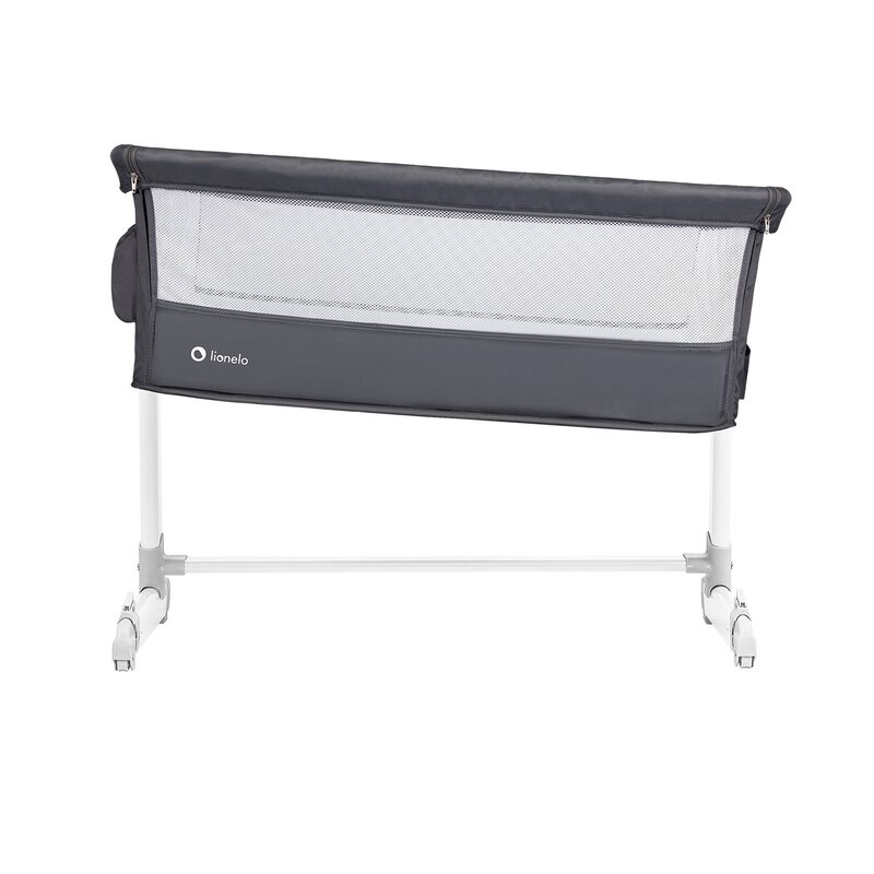 Lionelo - Patut co-sleeper Theo Dark 2 in 1, 90x50 cm, Gri image 19