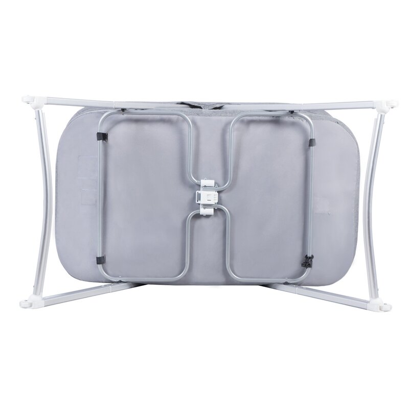 Lionelo - Patut co-sleeper Vera Cu sistem de leganare din Aluminiu, Otel, 90x50 cm, Gri image 9