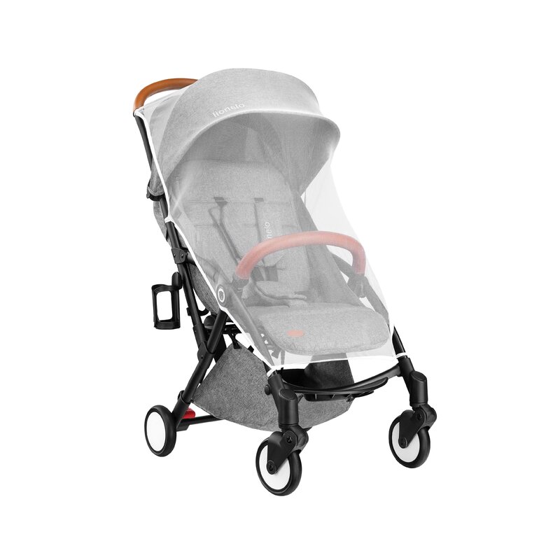 Lionelo - Carucior sport Julie, De la nastere, Cu accesorii, Cadru din aluminiu, 0-15 kg, Grey image 5