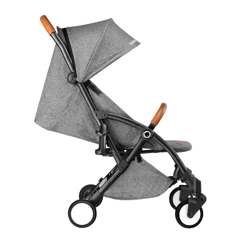 Lionelo - Carucior sport Julie, De la nastere, Cu accesorii, Cadru din aluminiu, 0-15 kg, Grey image 11