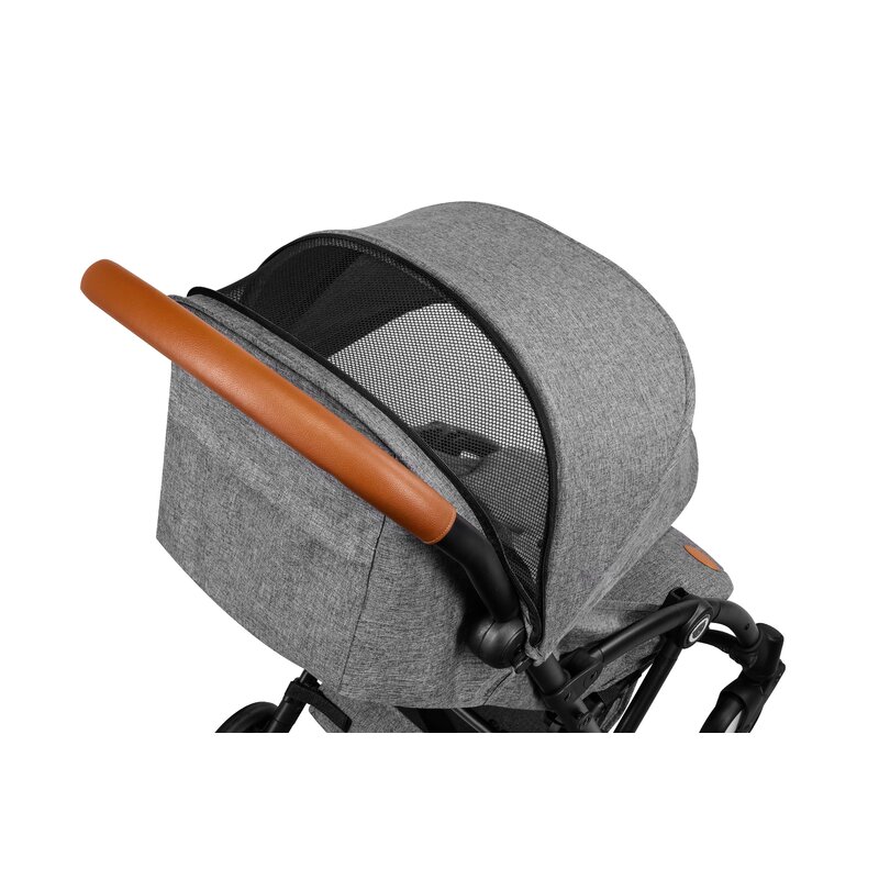 Lionelo - Carucior sport Julie, De la nastere, Cu accesorii, Cadru din aluminiu, 0-15 kg, Grey image 14