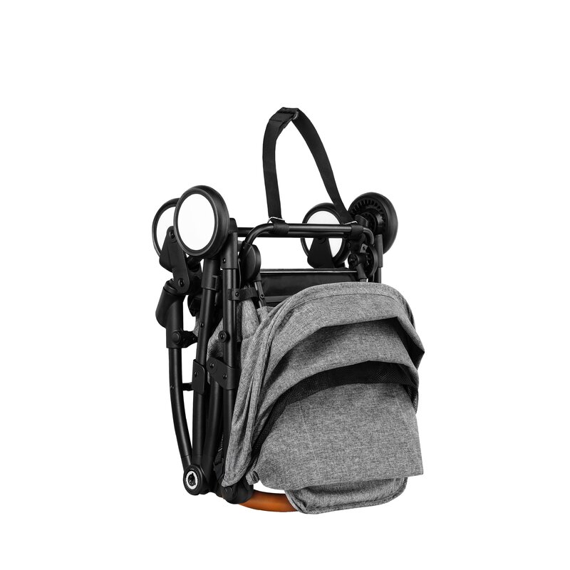 Lionelo - Carucior sport Julie, De la nastere, Cu accesorii, Cadru din aluminiu, 0-15 kg, Grey image 15