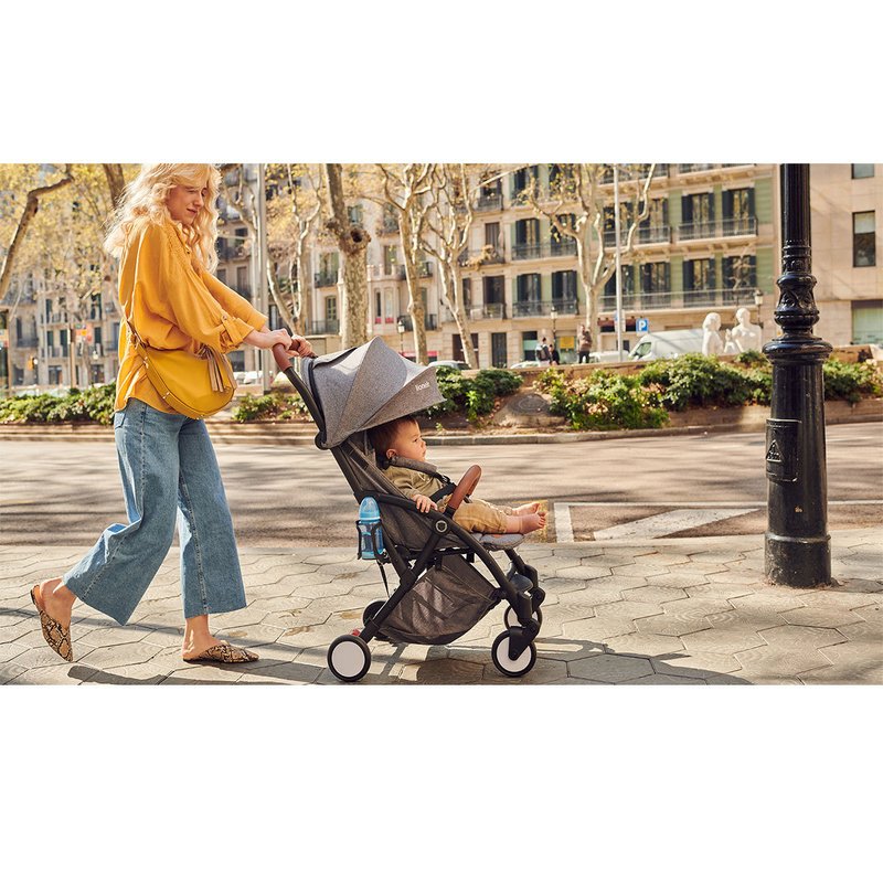 Lionelo - Carucior sport Julie, De la nastere, Cu accesorii, Cadru din aluminiu, 0-15 kg, Grey image 54