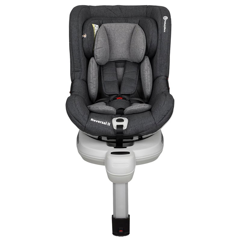 Petite&Mars - Scaun auto Rotativ cu Isofix 0-18 Kg Reversal II, Gri image 3