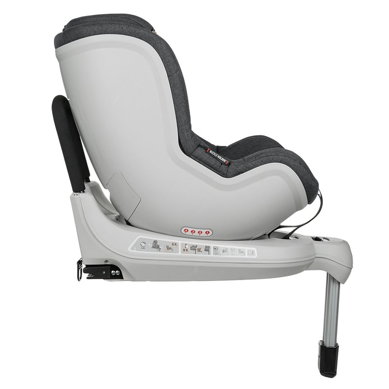 Petite&Mars - Scaun auto Rotativ cu Isofix 0-18 Kg Reversal II, Gri image 4