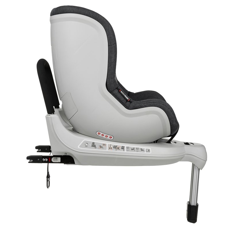 Petite&Mars - Scaun auto Rotativ cu Isofix 0-18 Kg Reversal II, Gri image 5