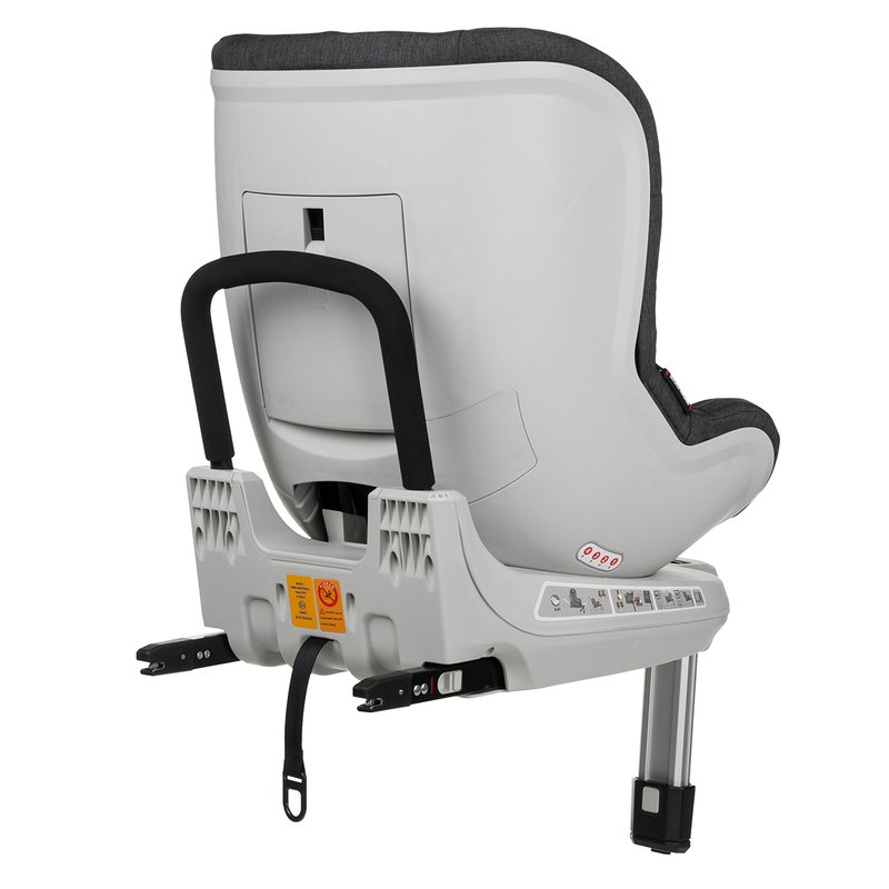 Petite&Mars - Scaun auto Rotativ cu Isofix 0-18 Kg Reversal II, Gri image 6