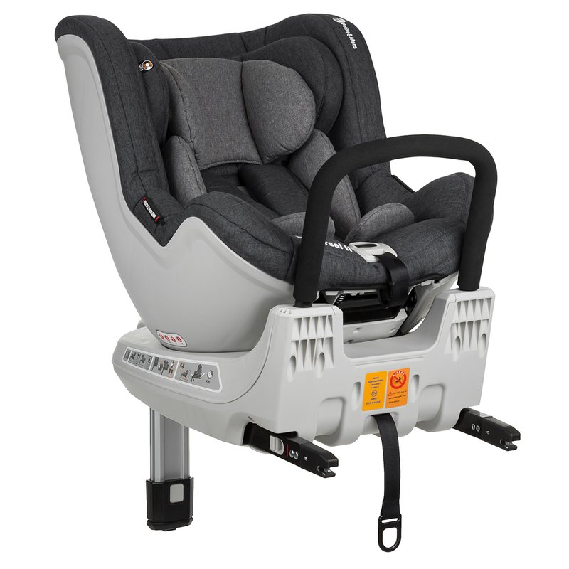 Petite&Mars - Scaun auto Rotativ cu Isofix 0-18 Kg Reversal II, Gri image 10