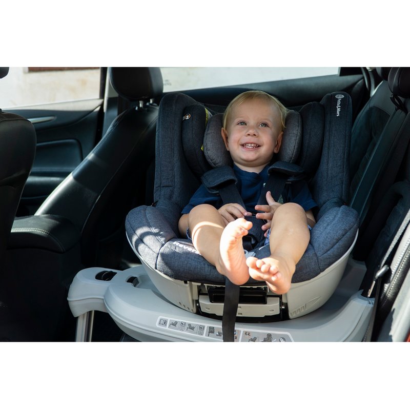 Petite&Mars - Scaun auto Rotativ cu Isofix 0-18 Kg Reversal II, Gri image 14