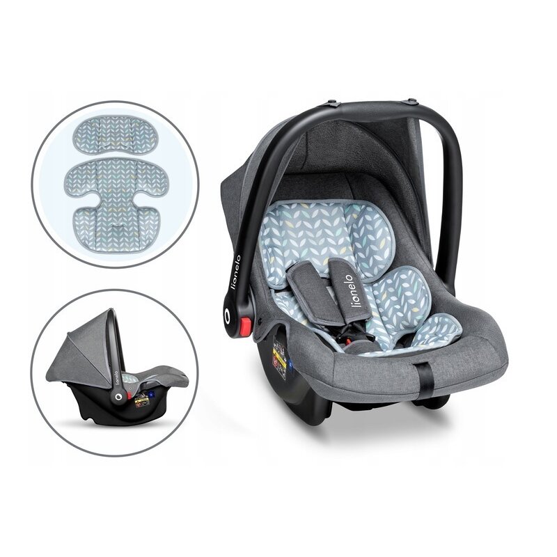 Lionelo - Scaun auto Noa Plus Scandi, 0-13 Kg, Gri image 4