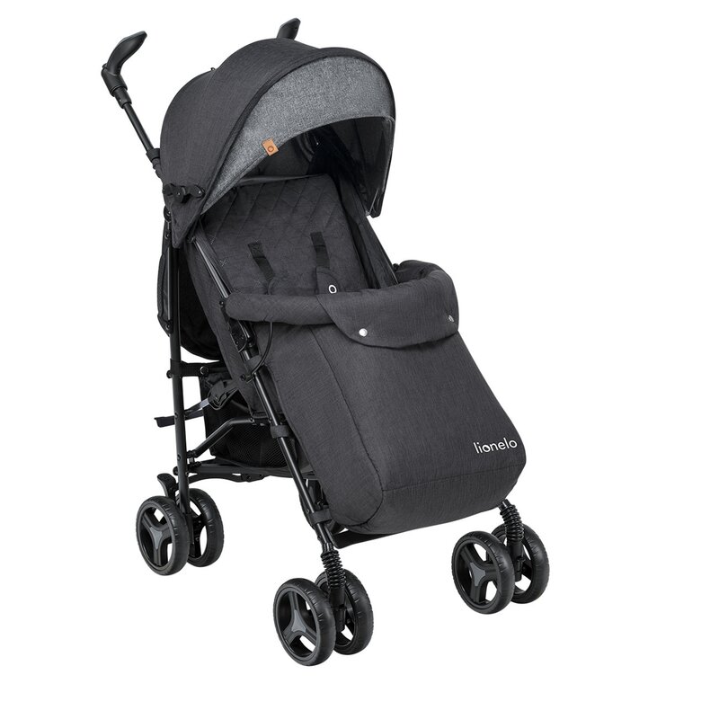 Lionelo - Carucior sport Irma Cu accesorii, Negru image 6