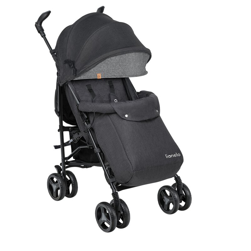 Lionelo - Carucior sport Irma Cu accesorii, Negru image 8