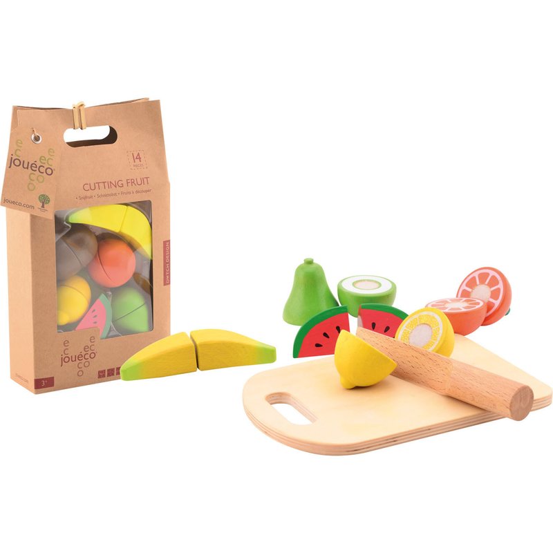 Joueco - Set fructe feliate, 14 piese