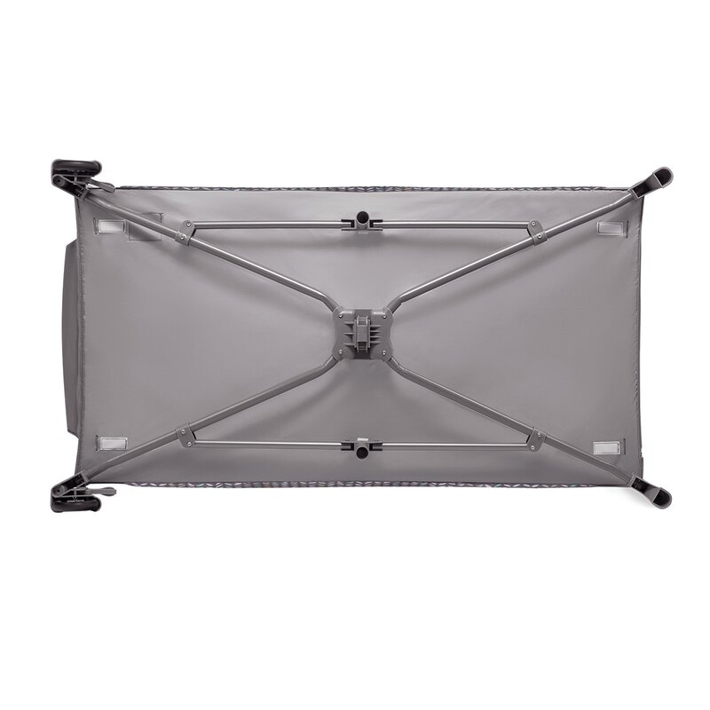 Lionelo - Patut pliant cu doua nivele Sven Plus, 120x60 cm, arcada jucarii, masuta de infasat, vibratii, melodii, Grey Scandi image 15