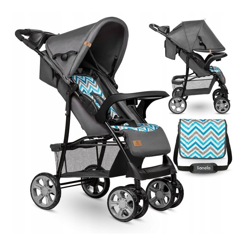 Lionelo - Carucior sport Emma Plus Scandi Cu accesorii, Albastru image 1