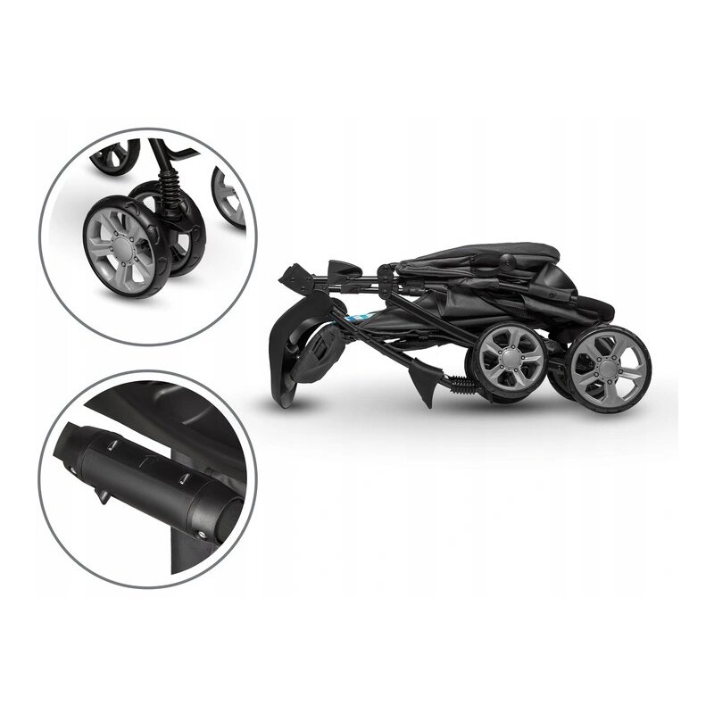 Lionelo - Carucior sport Emma Plus Scandi Cu accesorii, Albastru image 16