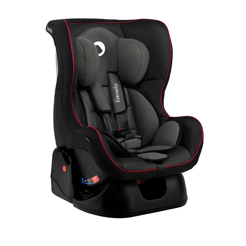 Lionelo - Scaun auto Liam Sporty Spatar reglabil, Pozitie de somn, 0-18 Kg, Negru image 4