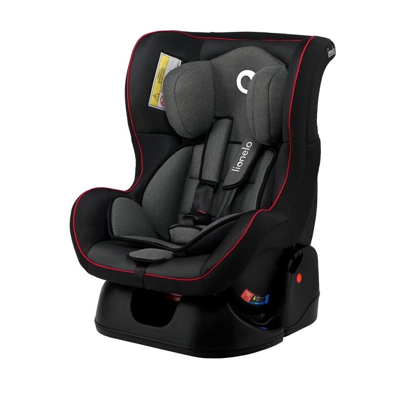 Lionelo - Scaun auto Liam Sporty Spatar reglabil, Pozitie de somn, 0-18 Kg, Negru image 5