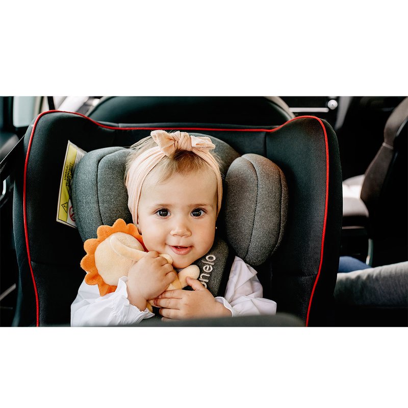 Lionelo - Scaun auto Liam Sporty Spatar reglabil, Pozitie de somn, 0-18 Kg, Negru image 17
