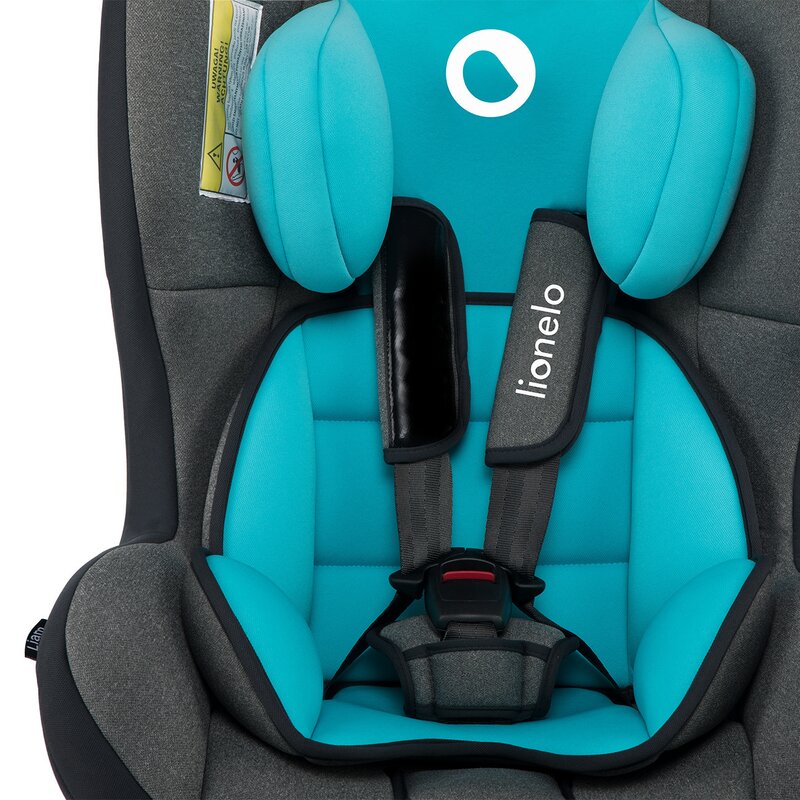 Lionelo - Scaun auto Liam Sky Spatar reglabil, Pozitie de somn, 0-18 Kg, Turcoaz image 13