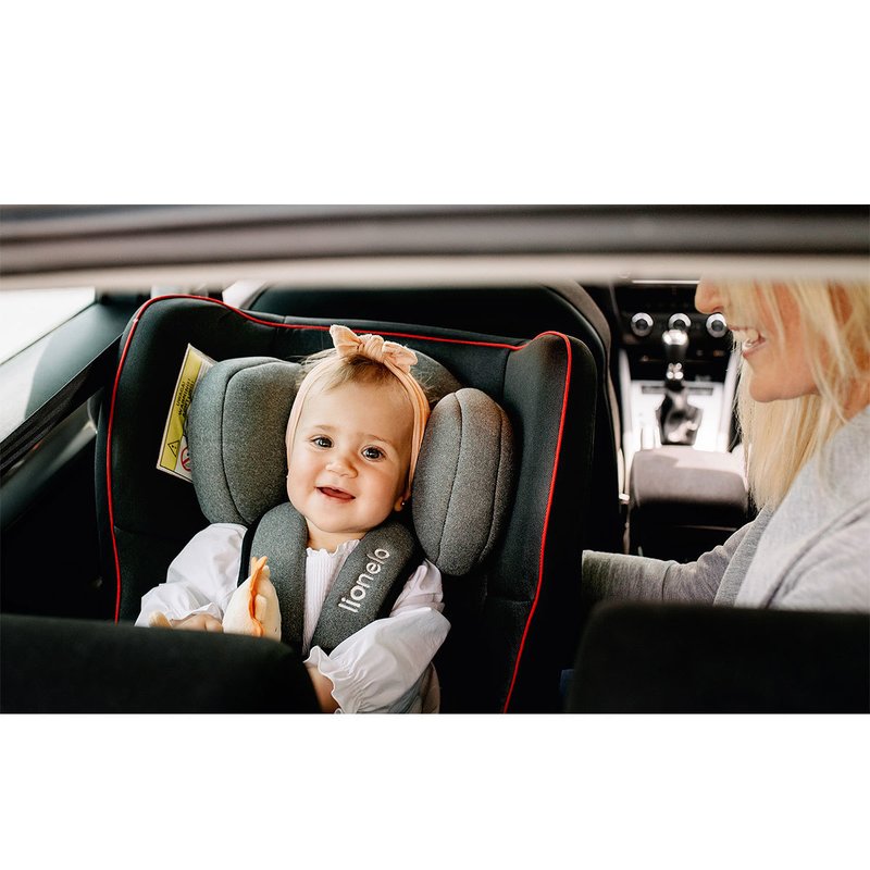 Lionelo - Scaun auto Liam Sky Spatar reglabil, Pozitie de somn, 0-18 Kg, Turcoaz image 18