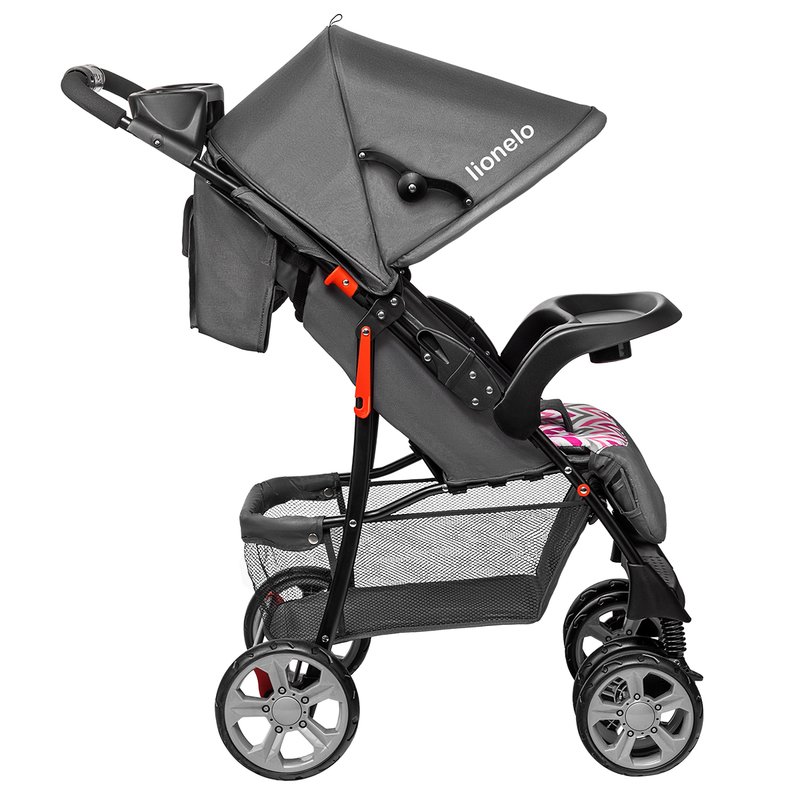 Lionelo - Carucior sport Emma Plus Scandi Cu accesorii, Roz image 7