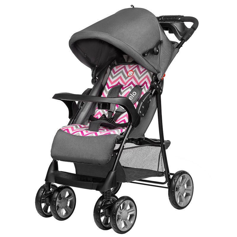 Lionelo - Carucior sport Emma Plus Scandi Cu accesorii, Roz image 8