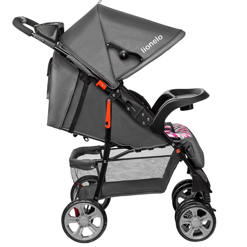 Lionelo - Carucior sport Emma Plus Scandi Cu accesorii, Roz image 10