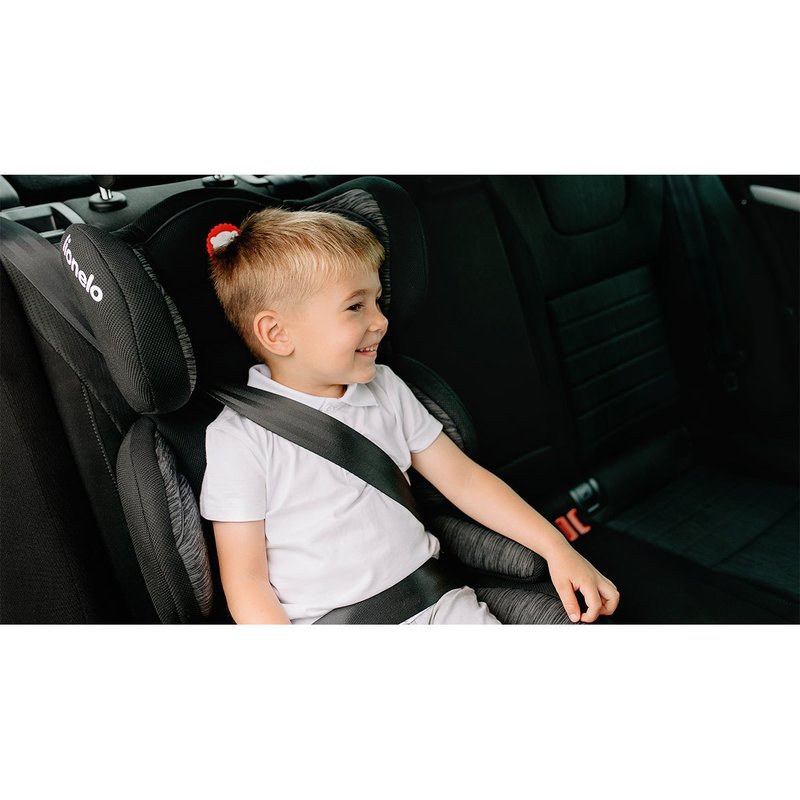 Lionelo - Scaun auto Lars Sporty Spatar detasabil, 15-36 Kg, Negru image 13