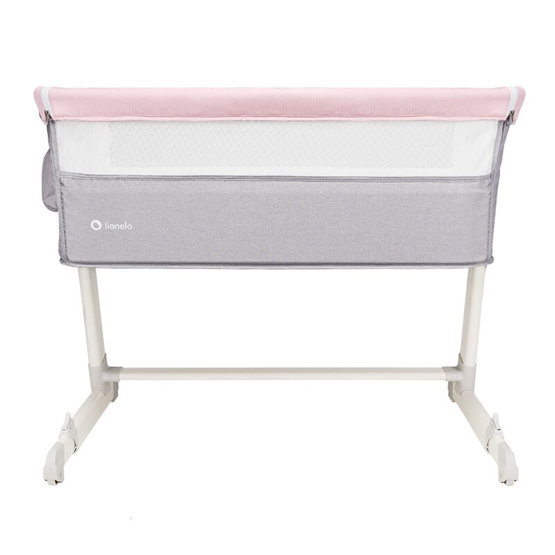 Lionelo - Patut co-sleeper Theo Magnolia 2 in 1, 90x50 cm, Roz image 8