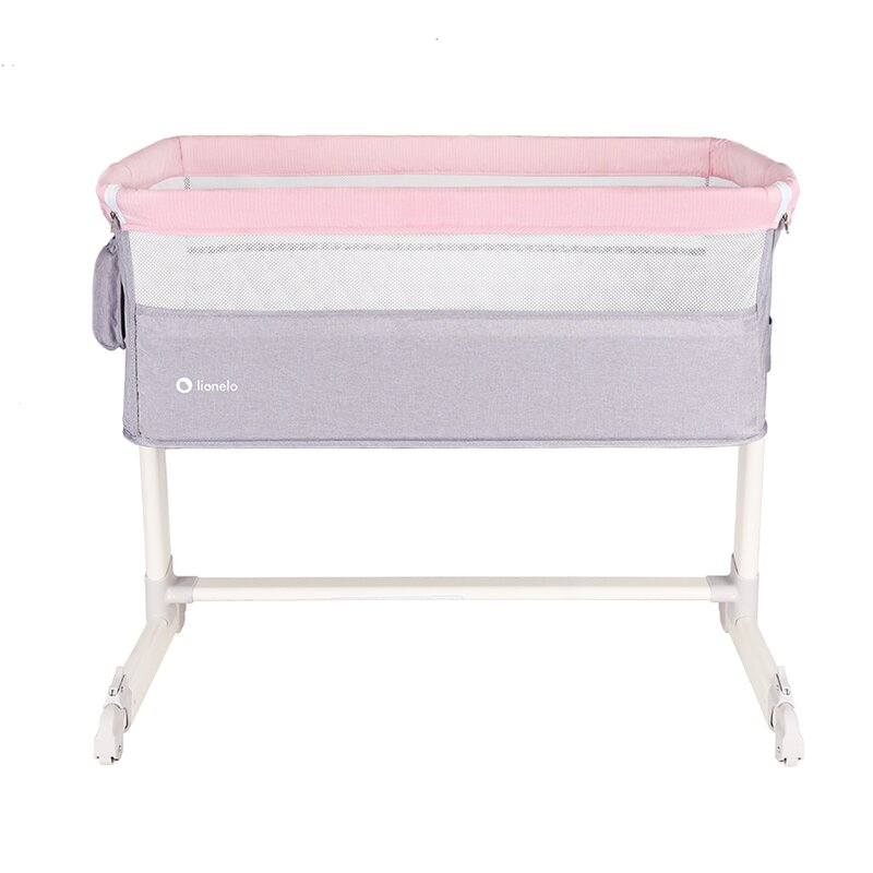 Lionelo - Patut co-sleeper Theo Magnolia 2 in 1, 90x50 cm, Roz image 9