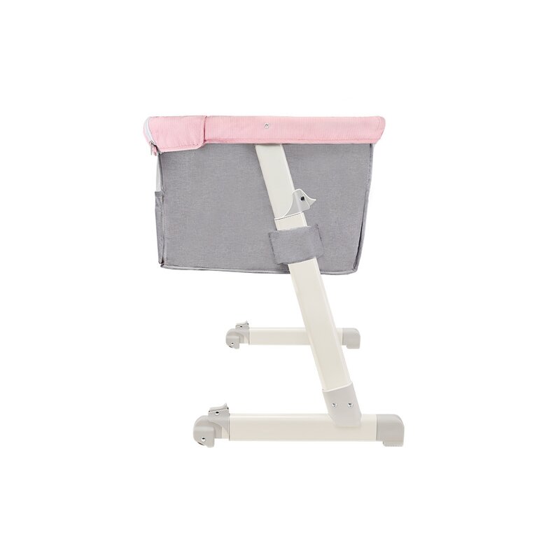 Lionelo - Patut co-sleeper Theo Magnolia 2 in 1, 90x50 cm, Roz image 12