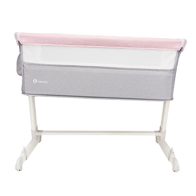 Lionelo - Patut co-sleeper Theo Magnolia 2 in 1, 90x50 cm, Roz image 14