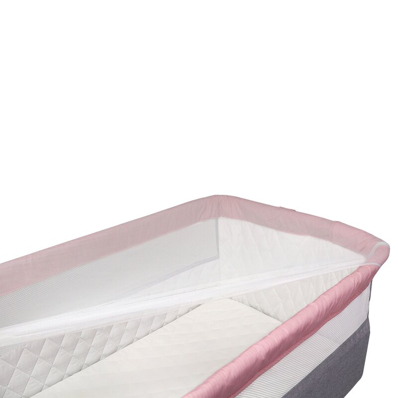 Lionelo - Patut co-sleeper Theo Magnolia 2 in 1, 90x50 cm, Roz image 16