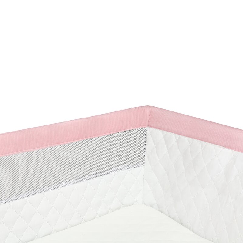 Lionelo - Patut co-sleeper Theo Magnolia 2 in 1, 90x50 cm, Roz image 17