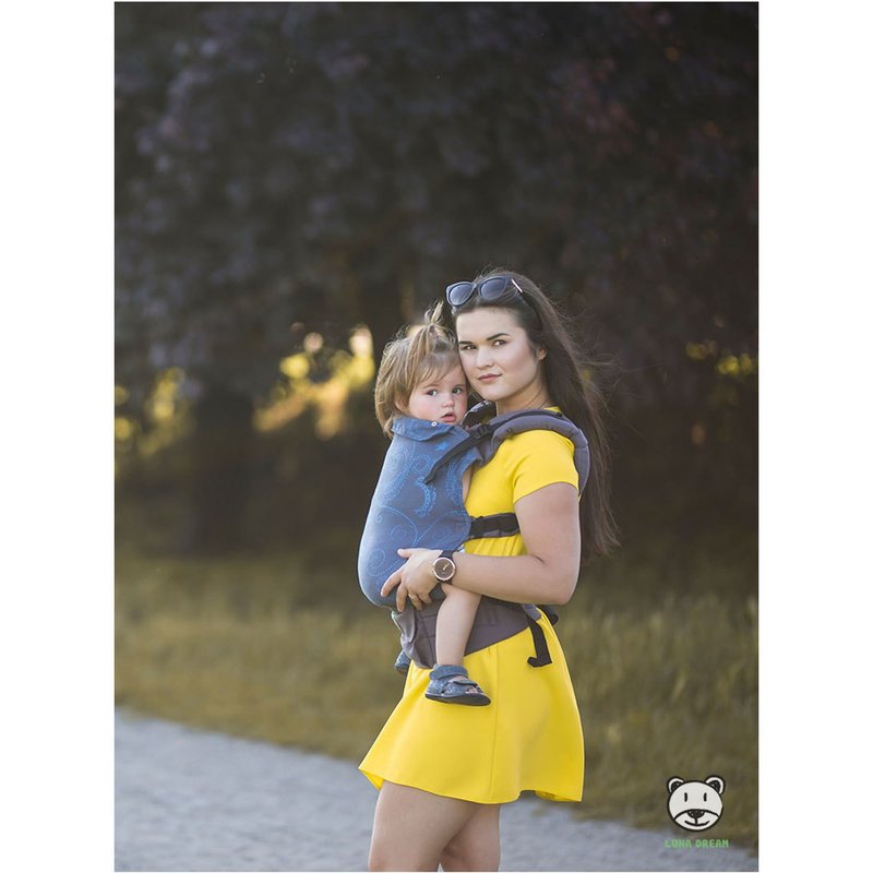 Luna Dream - Marsupiu ajustabil Grow Up Wrap, Jeans Dark image 1