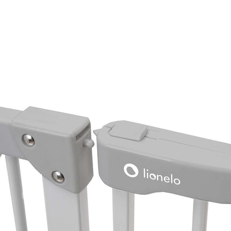 Lionelo - Poarta de siguranta prin presiune Truus Slim, 105 cm, Gri image 8