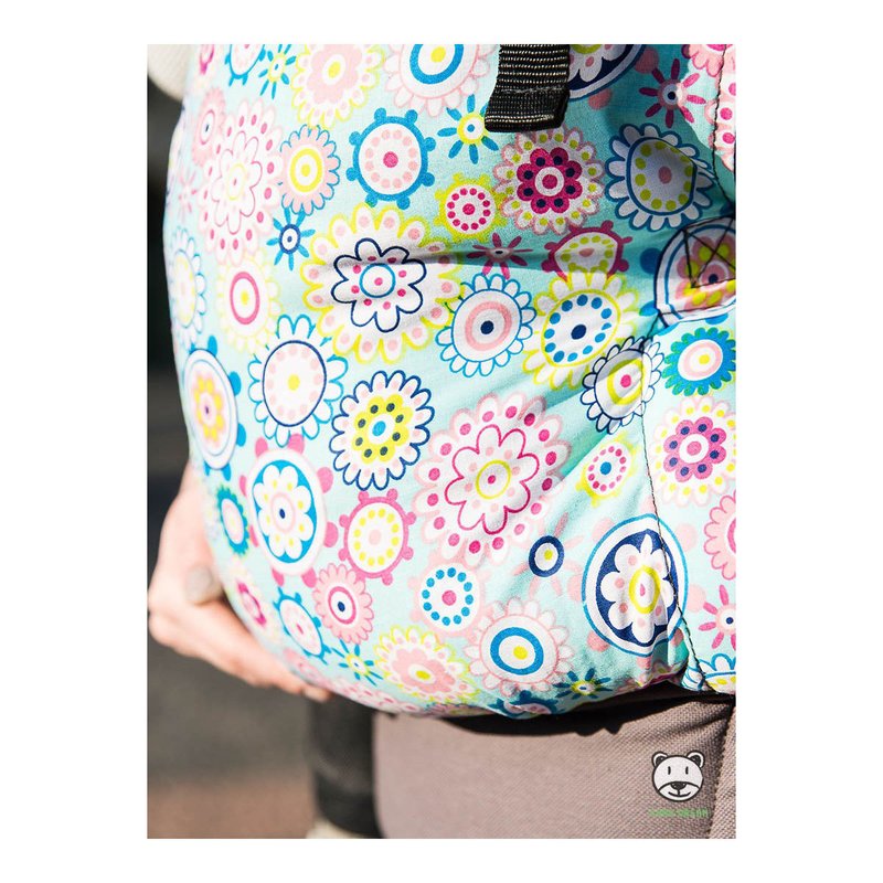 Luna Dream - Marsupiu ergonomic 2 in 1, Flowers image 5