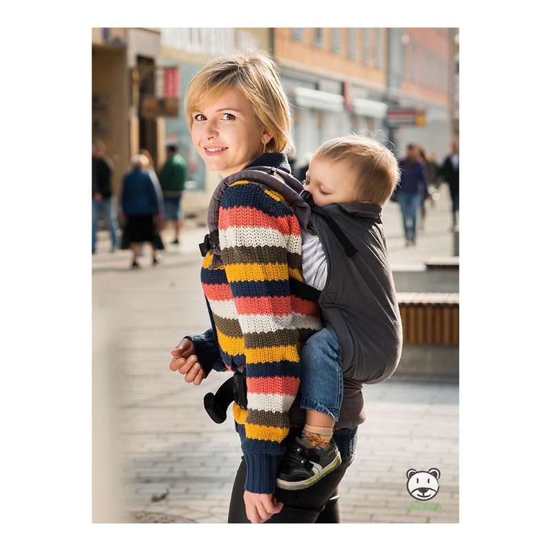 Luna Dream - Marsupiu ergonomic 2 in 1, Grey image 1
