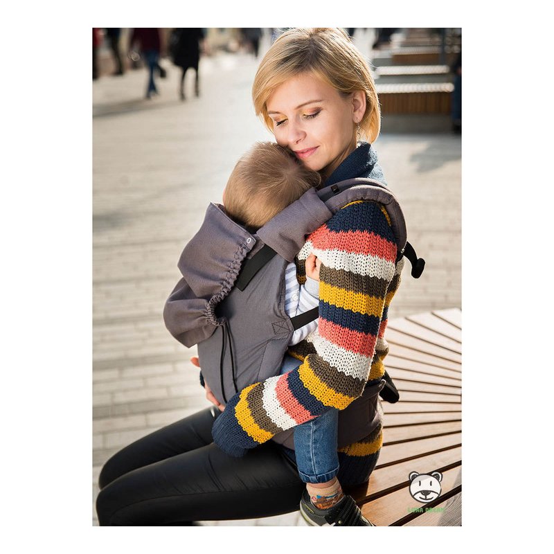 Luna Dream - Marsupiu ergonomic 2 in 1, Grey image 2